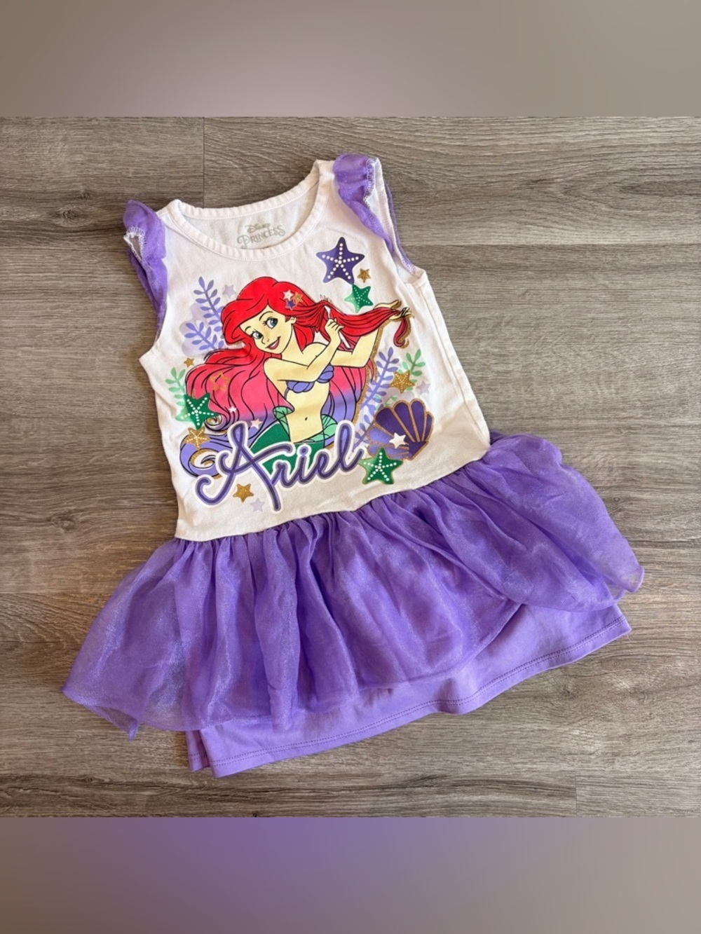 Disney Princess toddler girls Ariel tutu dress